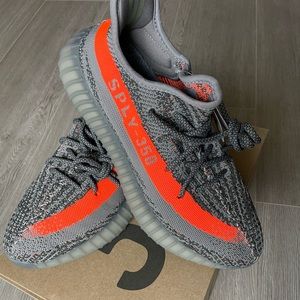 Adidas yeezy 350 v2 orange grey size 11
